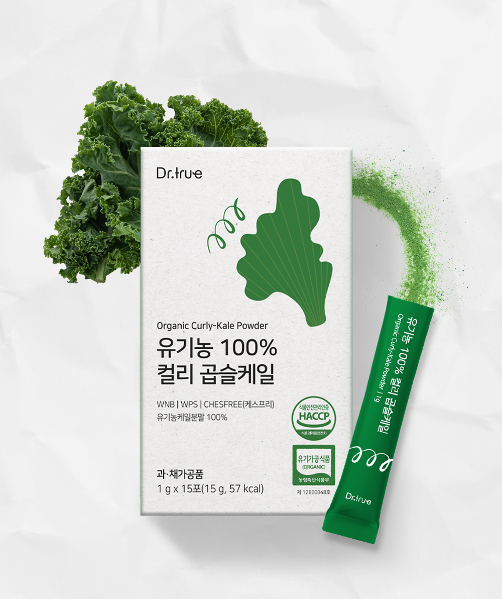 닥터트루, 컬리케일 본질 집중 '유기농 100% 컬리 곱슬케일' 출시 - 뉴스 썸네일 이미지