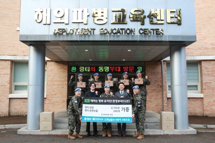 ㈜링티, 레바논 평화유지단(동명부대32진)에 링티 6760 포 기증 - 뉴스 썸네일 이미지