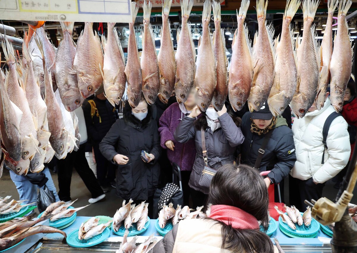 부산 부산진구 부전시장. 뉴시스