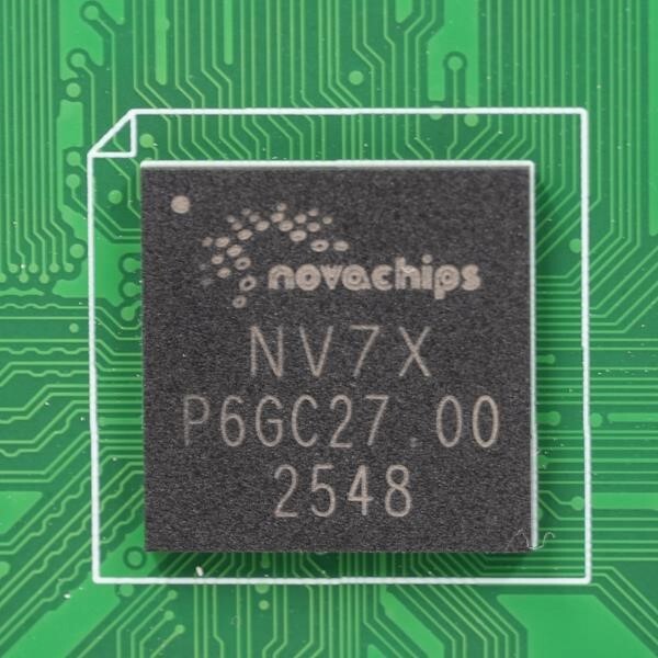 Figure 1 P2시리즈&nbsp;SSD에 적용된&nbsp;NV7X&nbsp;프로세서. 사진=노바칩스㈜