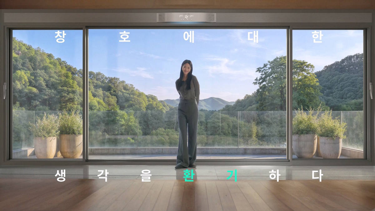 휴그린 광고 ‘신민아가 살아보고서’ 영상 갈무리. 금호석유화학 제공