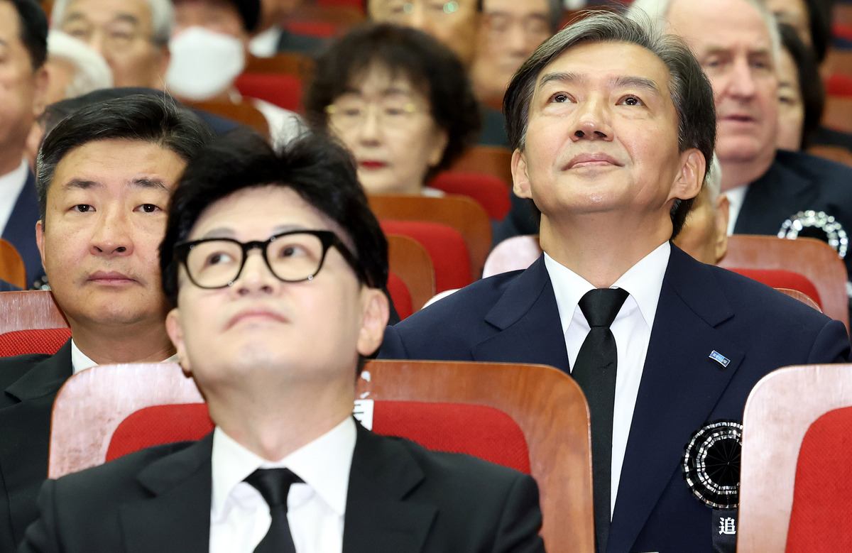 한동훈 국민의힘 대표와 조국 조국혁신당 대표. 사진=뉴시스