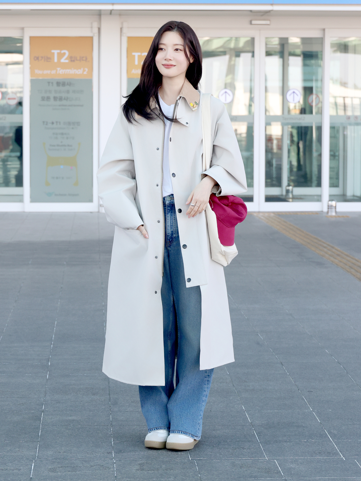 배우 정채연. 자료=바버(Barbour) 제공