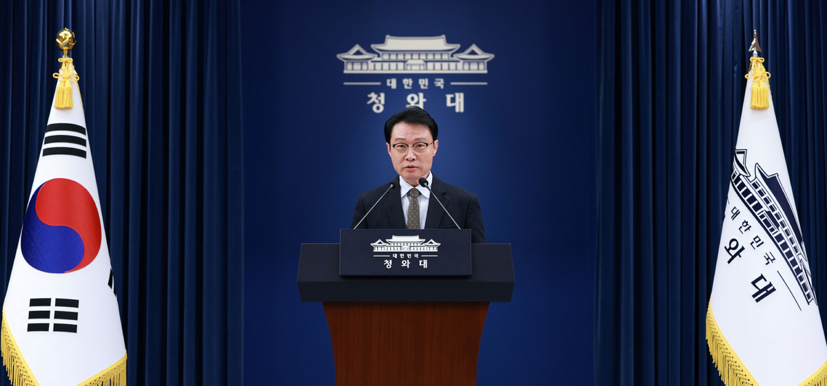 청와대 이규연 홍보소통수석. 뉴시스