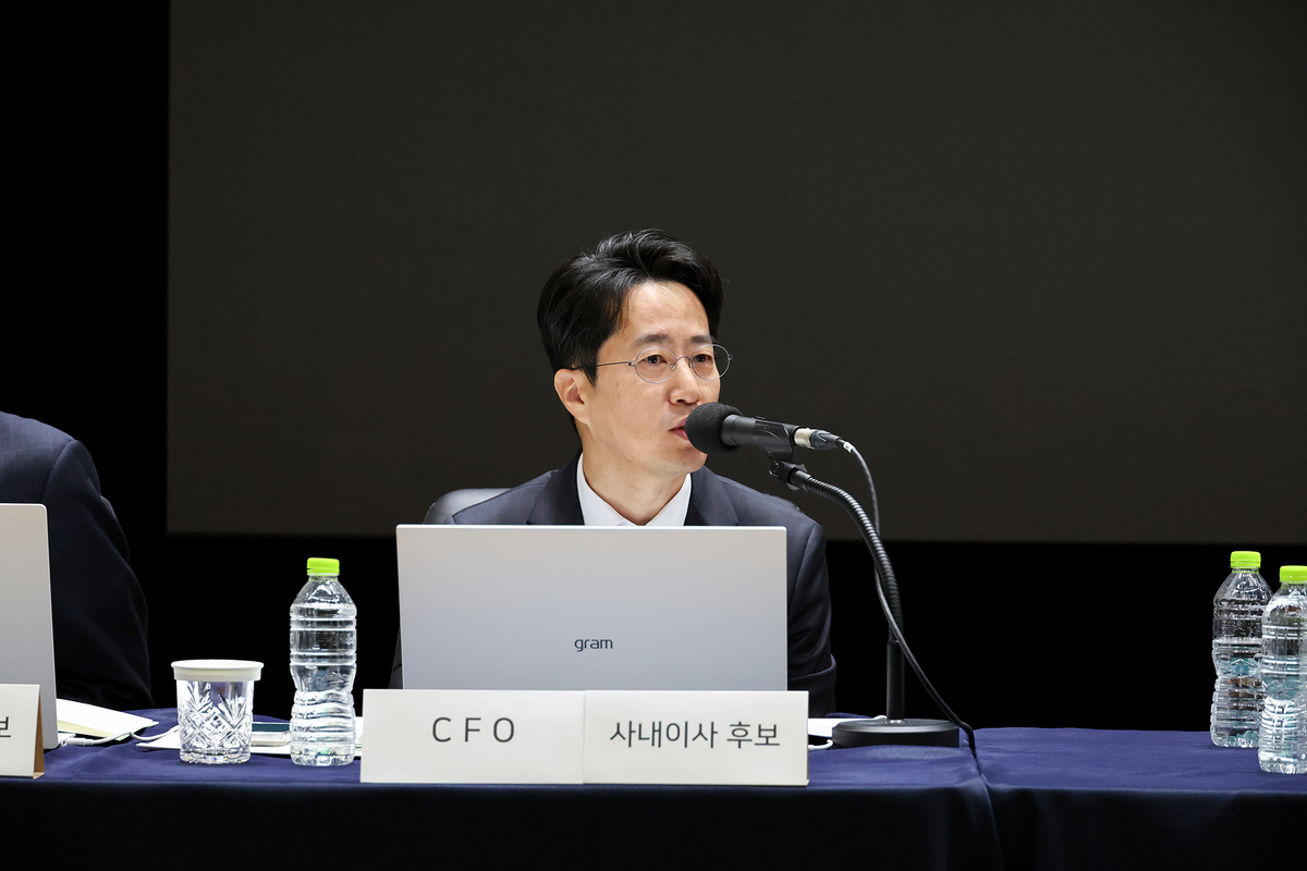 23일 네이버 정기 주주총회를 통해 회사의&nbsp;사내이사로 선임된&nbsp;김희철 최고재무관리자(CFO). 네이버 제공