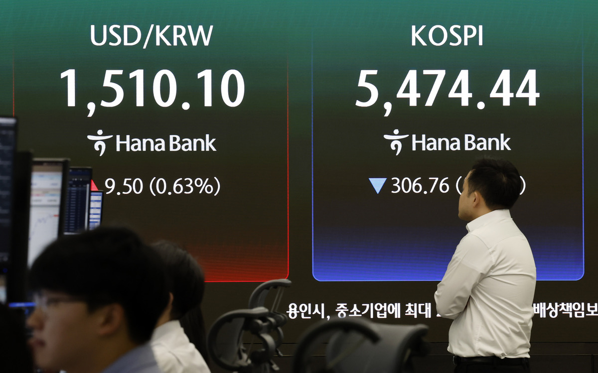 원달러 환율 1510원 돌파…17년 만에 최고로 치솟아