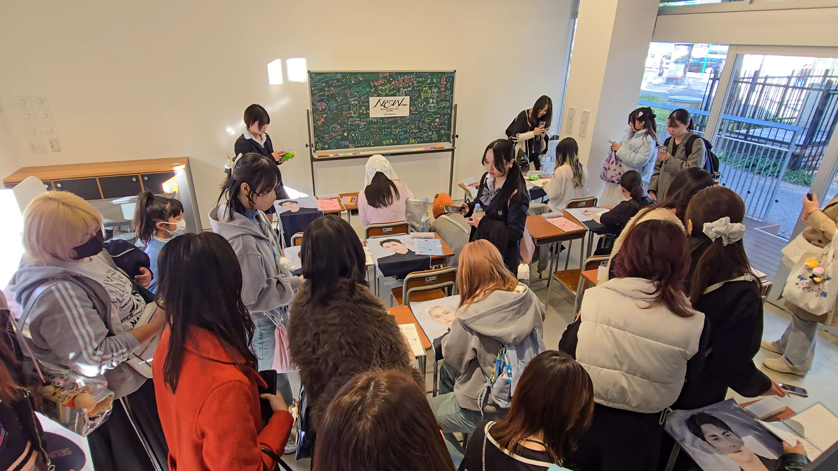 일본의 중고등학교 문화제를 콘셉트로 진행된 캐럿 문화제. 히사야오도리 공원 일대에는 실제 현지 학교의 문화제를 본뜬 공간이 운영됐. 정희원 기자