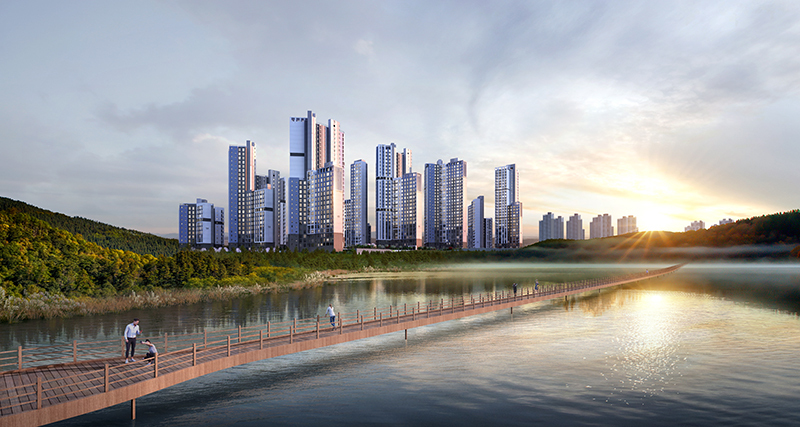 이미지=은파호수 벽산블루밍 레이크파크 제공