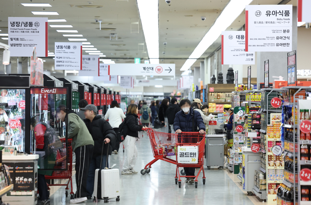 사진은 최근 서울 시내 대형마트. 뉴시스