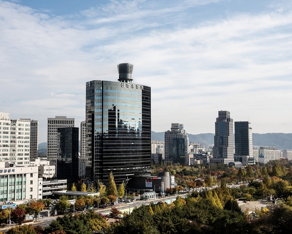 신협중앙회관 전경.