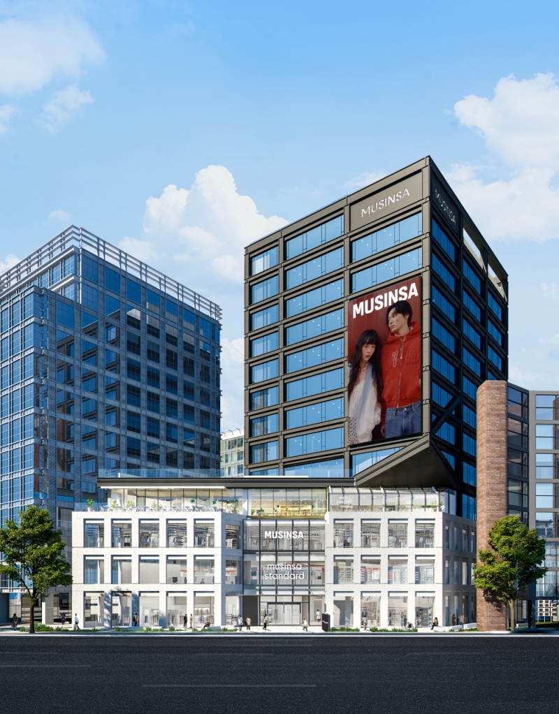 무신사가 서울 성수동에 단일 매장 기준 국내 최대 규모의 패션 및 뷰티 스토어 무신사 메가스토어 성수를 오는 24일 공식 오픈한다. 사진은 무신사 메가스토어 성수 랜더링 이미지. 무신사 제공