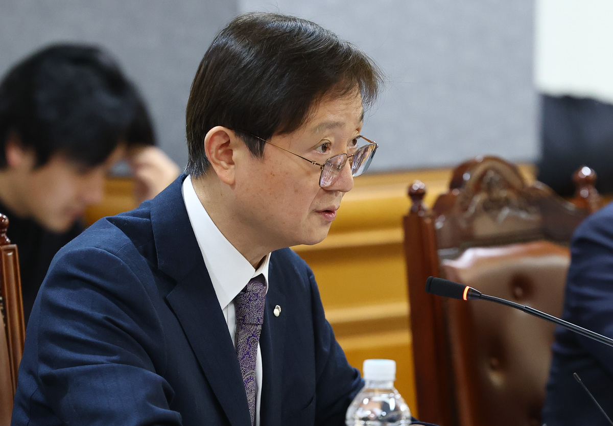 이찬진 금융감독원장이 지난 2월 12일 서울 중구 은행회관에서 열린 금융감독원장-은행장 간담회에서 발언하고 있다. 뉴시스