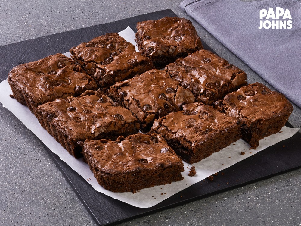 파파존스 ‘더블 초코칩 브라우니’. 한국파파존스 제공
