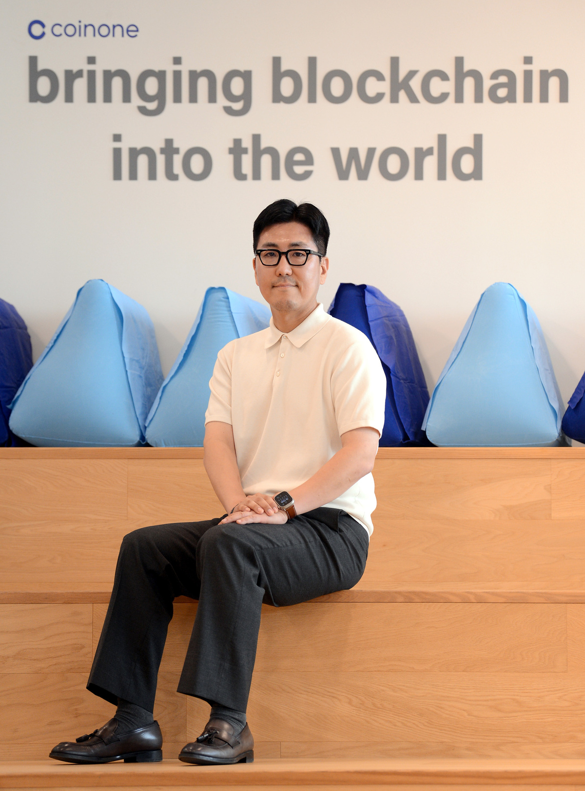 김 COO는&nbsp;“한국투자증권·OKX와 가장시장 판도를 바꿀 협력 과제를 검토하고 있다”고 귀띔했다. 사진=김두홍 기자