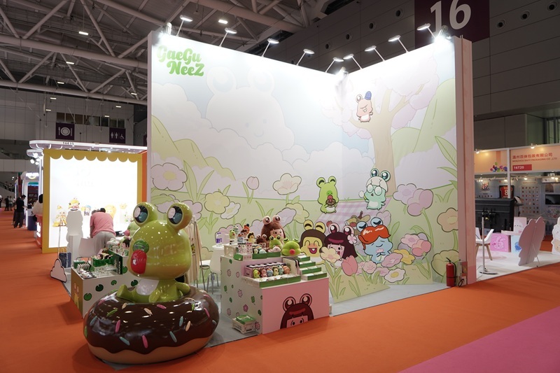 중국 심천에서 열린 Licensing China 2026 참가 당시 개구니즈 부스 전경.사진=니즈앤