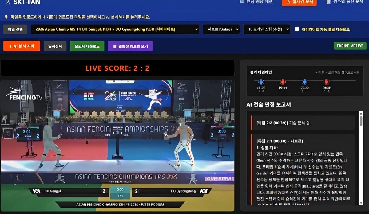 SKT-FAN 활용 화면. SK텔레콤 제공