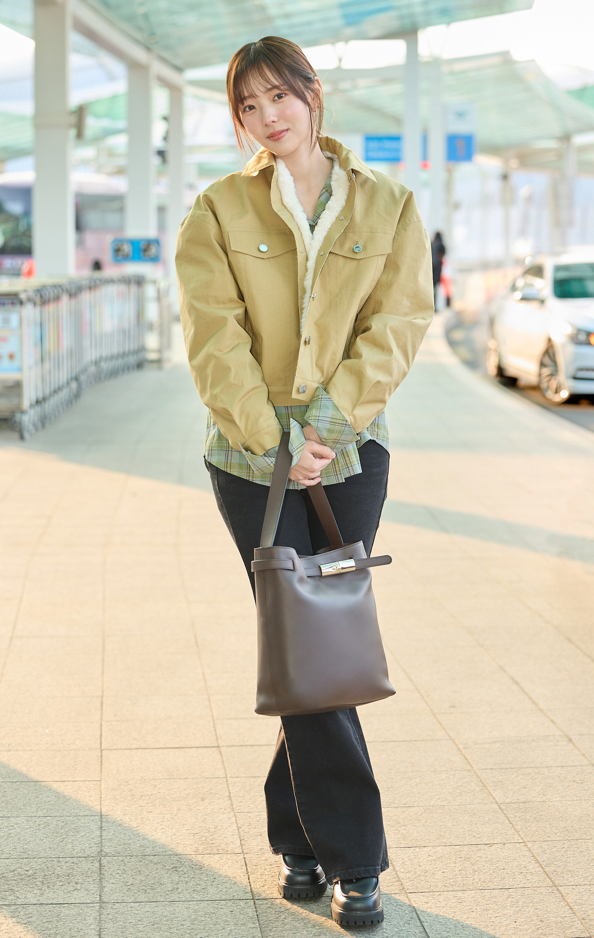 배우 채수빈. 자료=롱샴(Longchamp) 제공