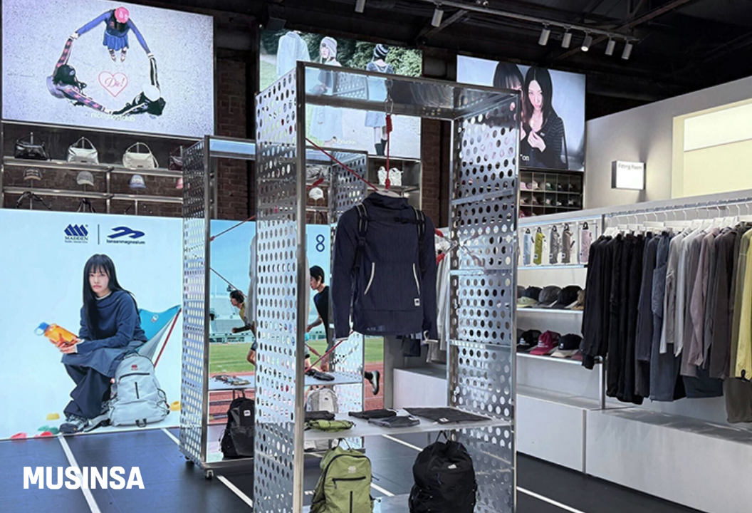 성수 무신사 스토어에서 진행 중인 매든 X 탄산마그네슘 협업 팝업 현장. 무신사 제공