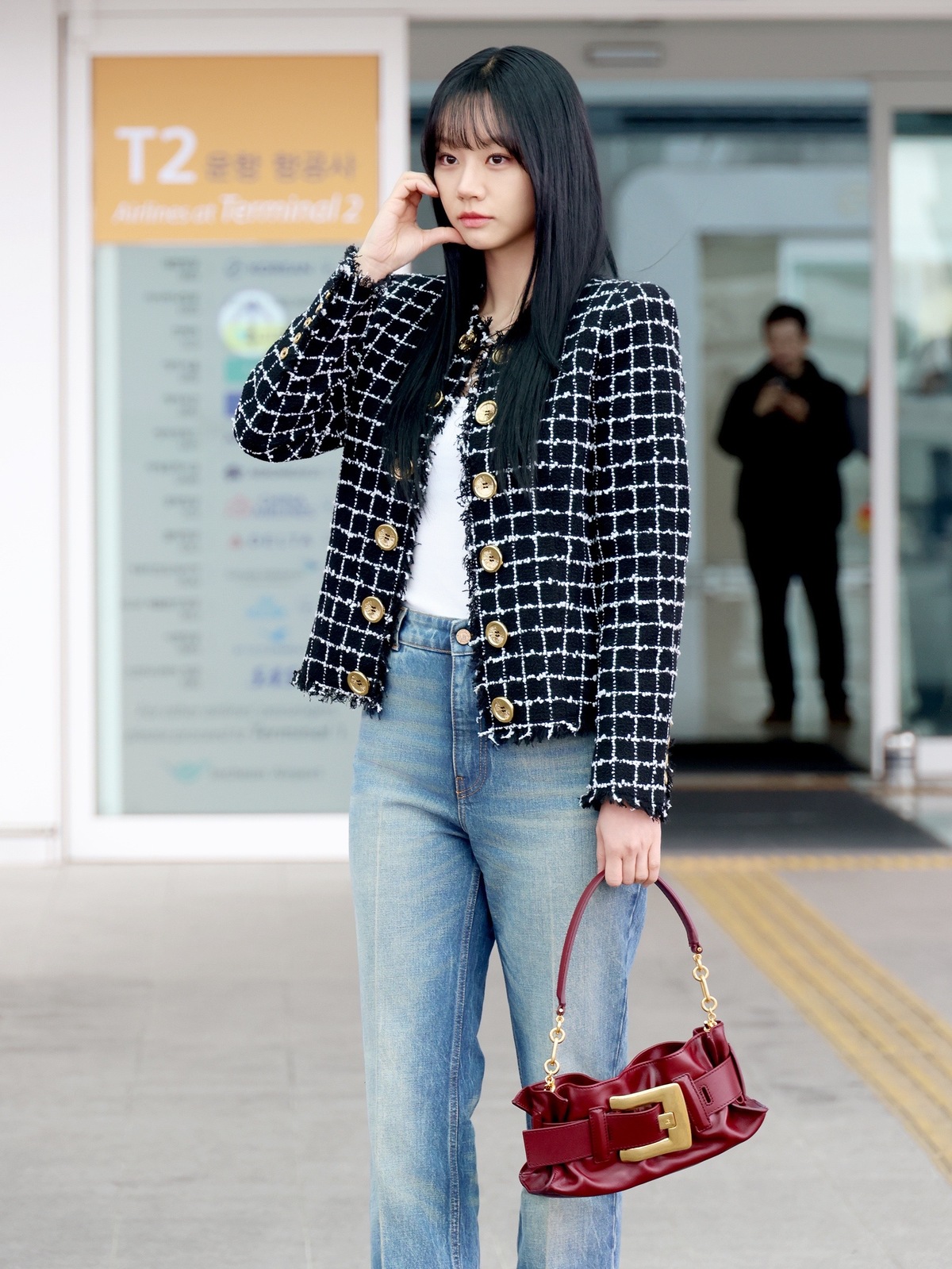 배우 혜리. 자료=발망 (BALMAIN) 제공