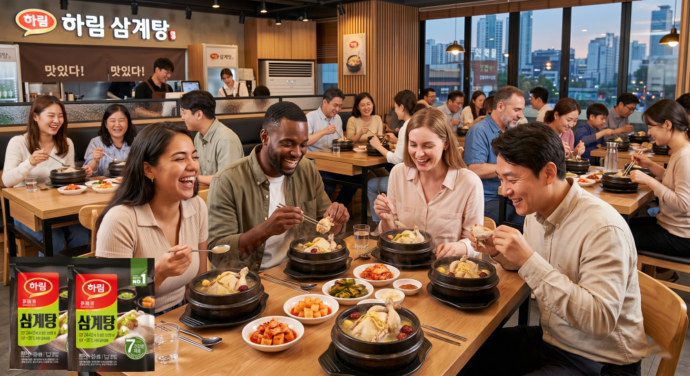 국민 닭고기 기업 하림이 동남아시아 최대 시장 베트남에 삼계탕 제품 수출을 앞뒀다. 사진은 AI로 제작한 이미지. 하림 제공