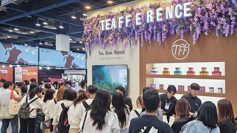 티퍼런스,&nbsp;‘2026&nbsp;서울커피엑스포&nbsp;‘퍼플티&nbsp;바‘. 사진=티퍼런스