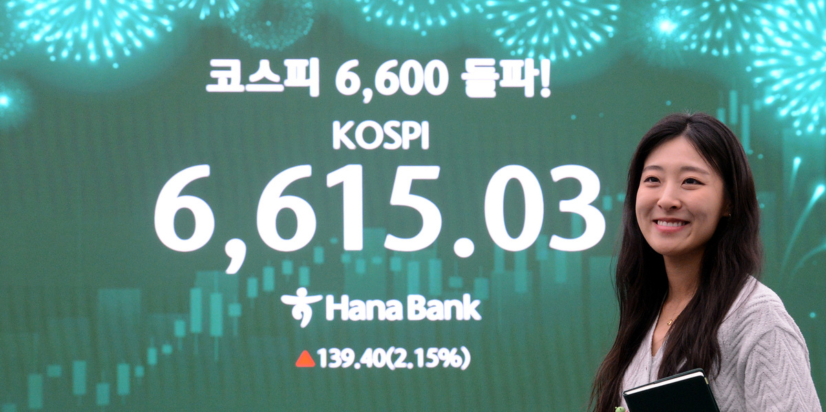 27일 코스피는 전장 종가보다 139.40포인트(2.15%) 상승한 6,615.03, 코스닥은 22.34인트(1.86%) 상승한 1,226.18로 장을 마쳤다. 사진=김두홍 기자 kimdh@sportsworldi.com