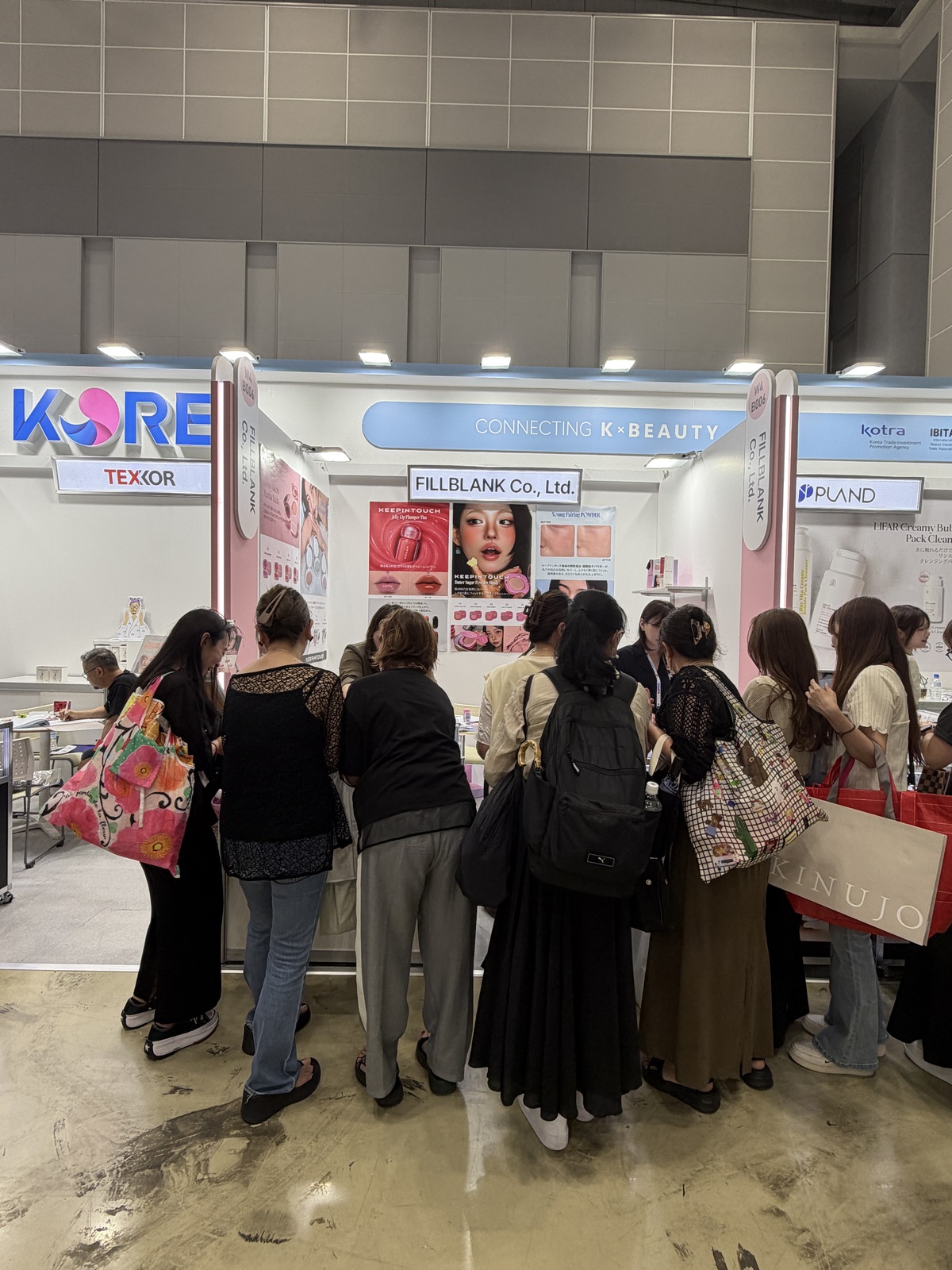 키핀터치 제공- 도쿄 뷰티월드 키핀터치 부스
