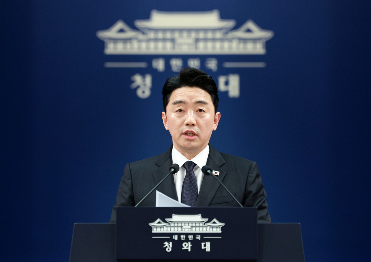 강훈식 대통령 비서실장. 뉴시스