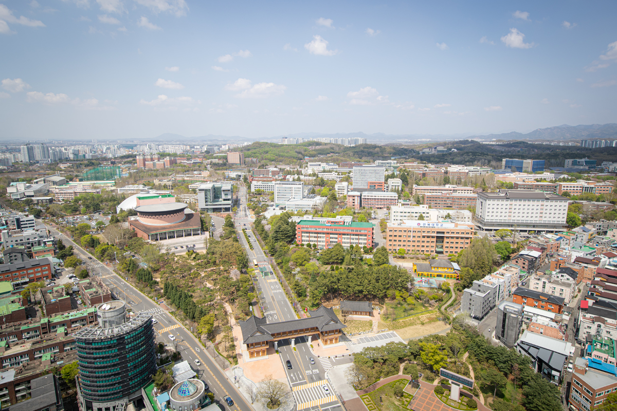 수요 기반의 맞춤형 인재양성을 위한 첨단산업 계약학과가 설치될 전북대학교 캠퍼스 전경. 현대차 제공