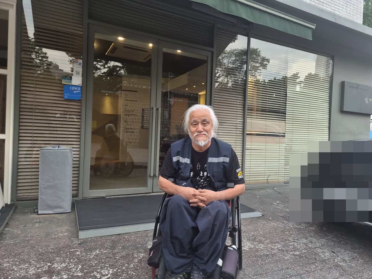 박경석 전국장애인차별철폐연대(전장연) 대표. 사진=뉴시스