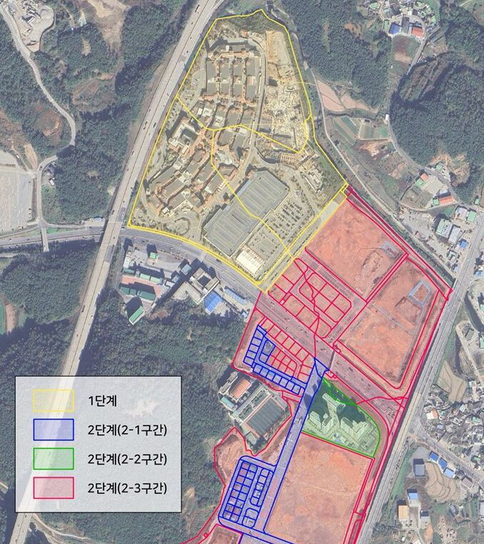 부산 기장군 장안지구 택지개발사업 개발 계획도. 부산 기장군 제공