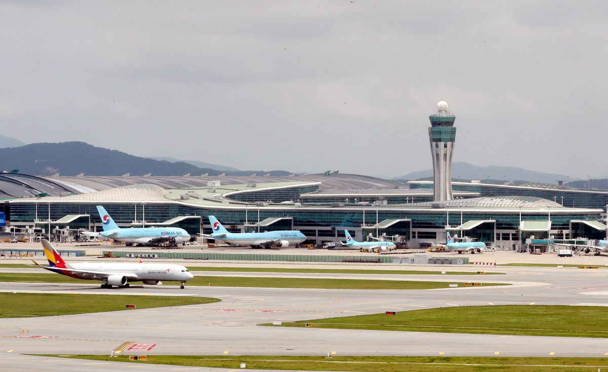 인천공항 활주로 모습. 뉴시스