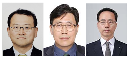 (왼쪽부터)김남수·정현호·최종천 신임 상임이사. 신보 제공